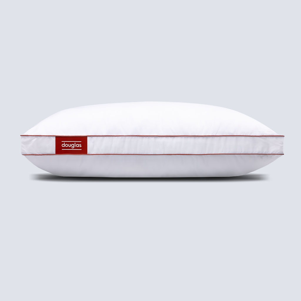 Adjustable memory foam pillow side view