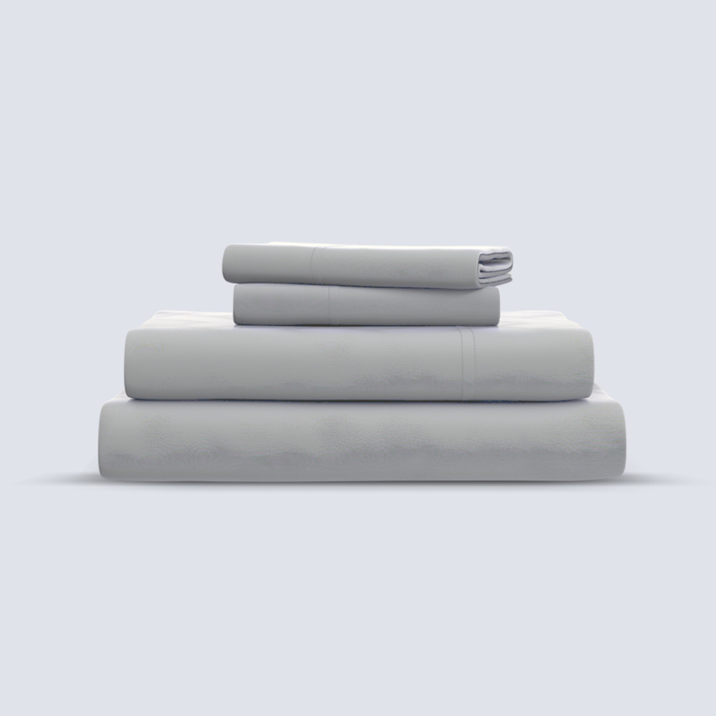 Folded bamboo sheet set