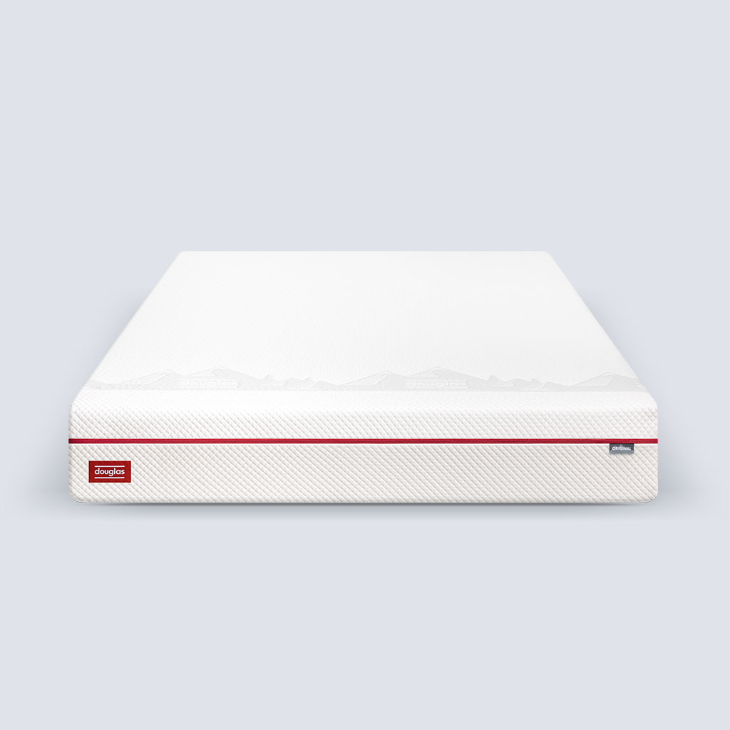 Perspective view of the entire Douglas Original mattress