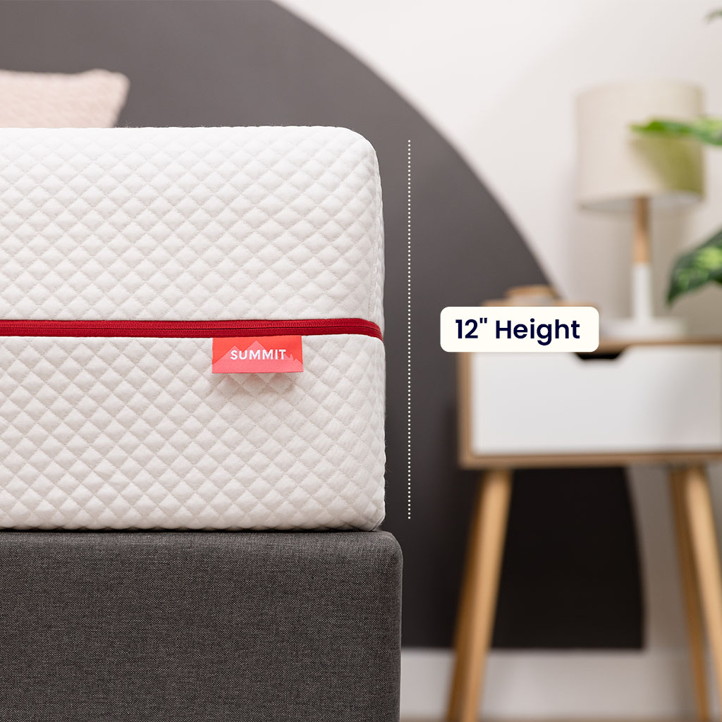 12" height of the Douglas Summit mattress