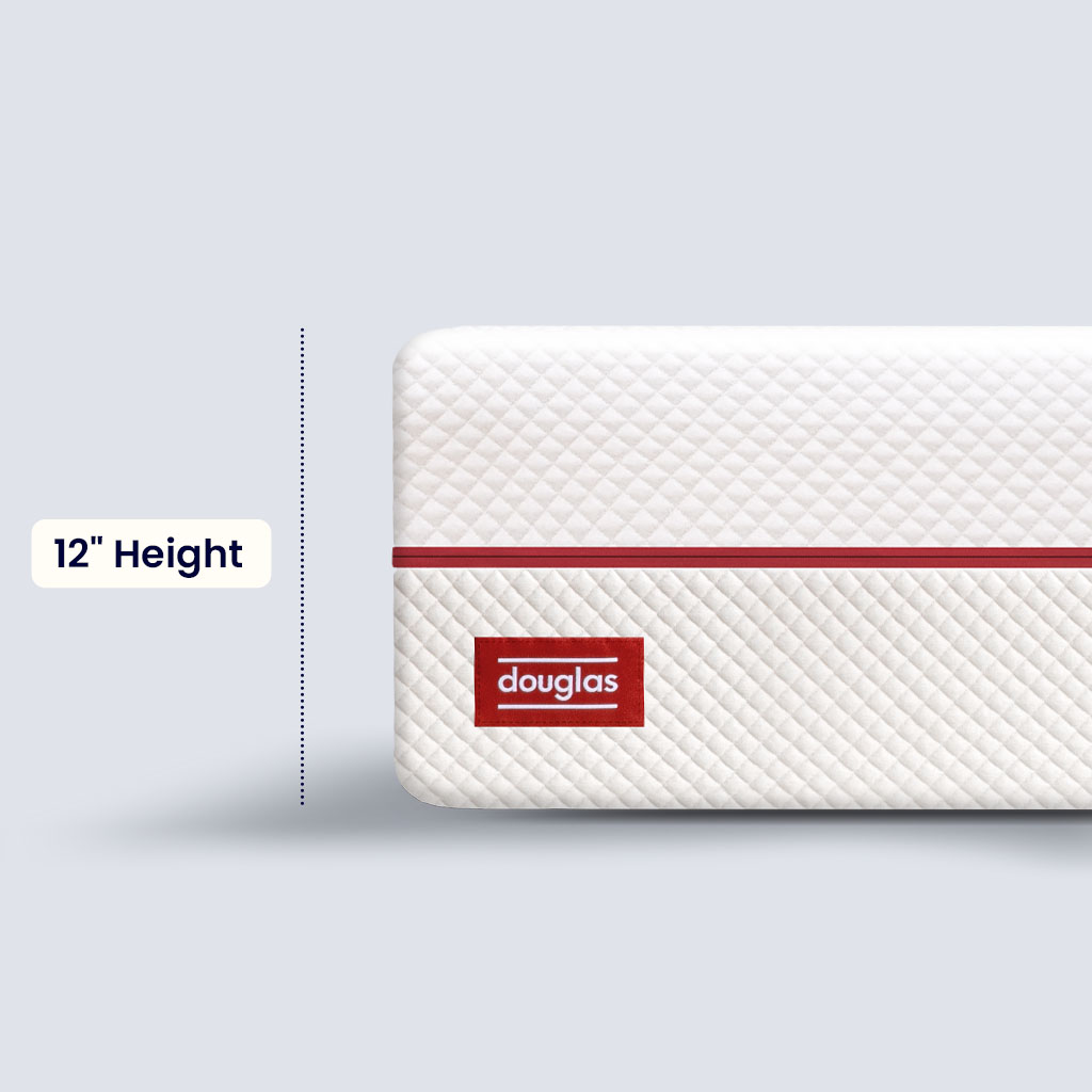 12" height of a Douglas Summit mattress