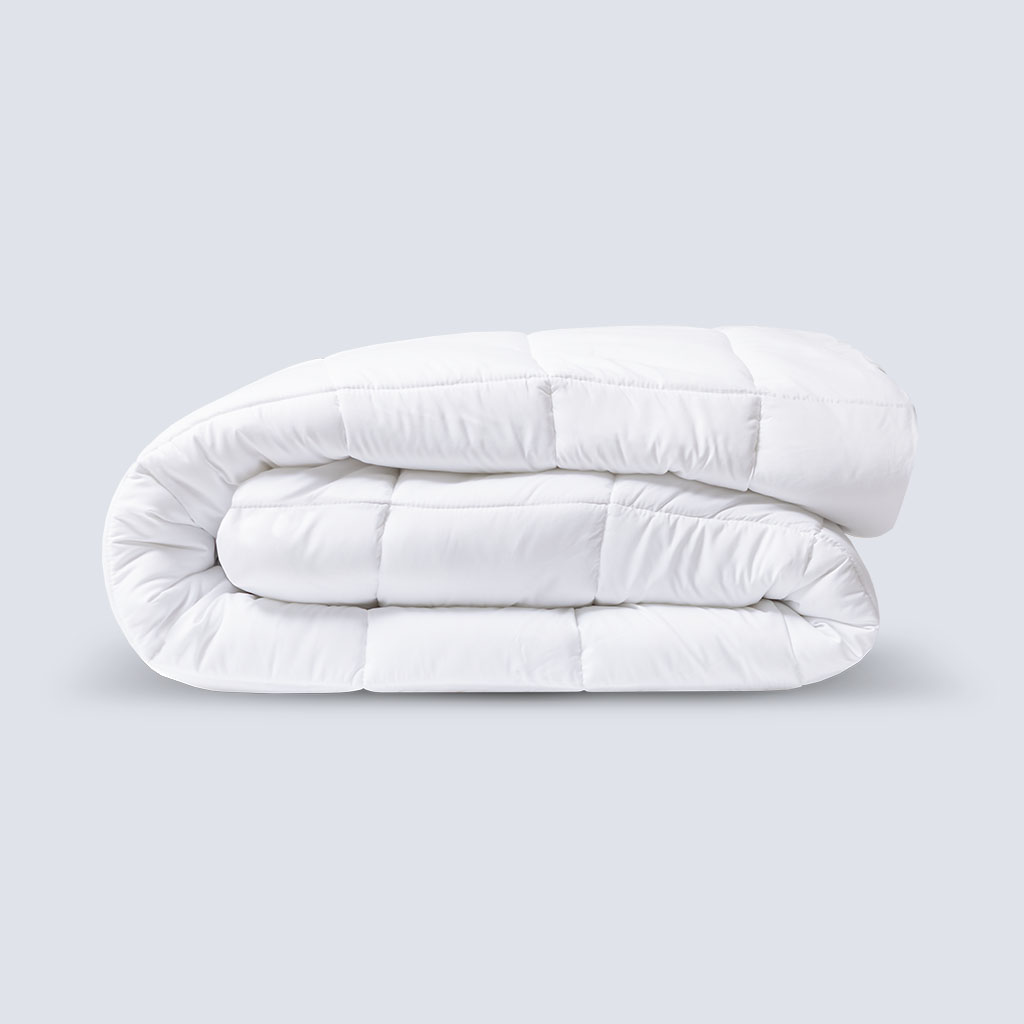 Folded down alternative duvet