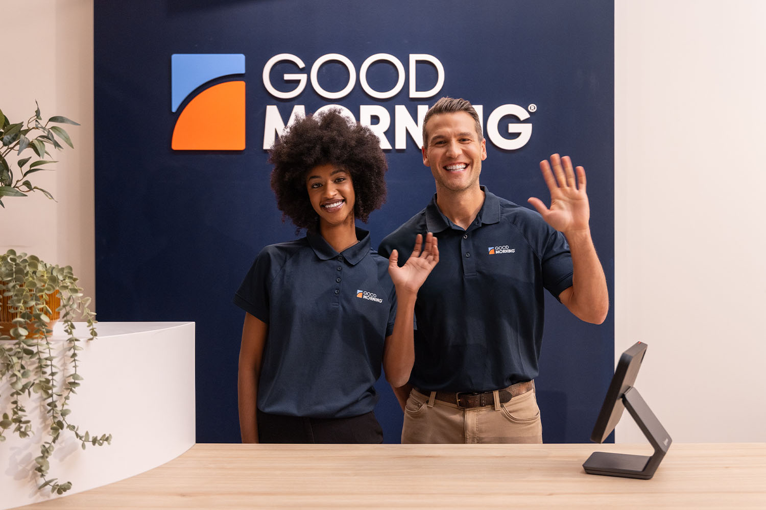 <p>GoodMorning store front counter</p>

