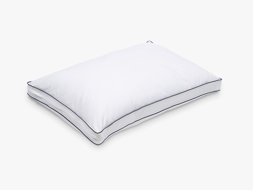 Front-side view of the Adjustable Memory Foam Pillow