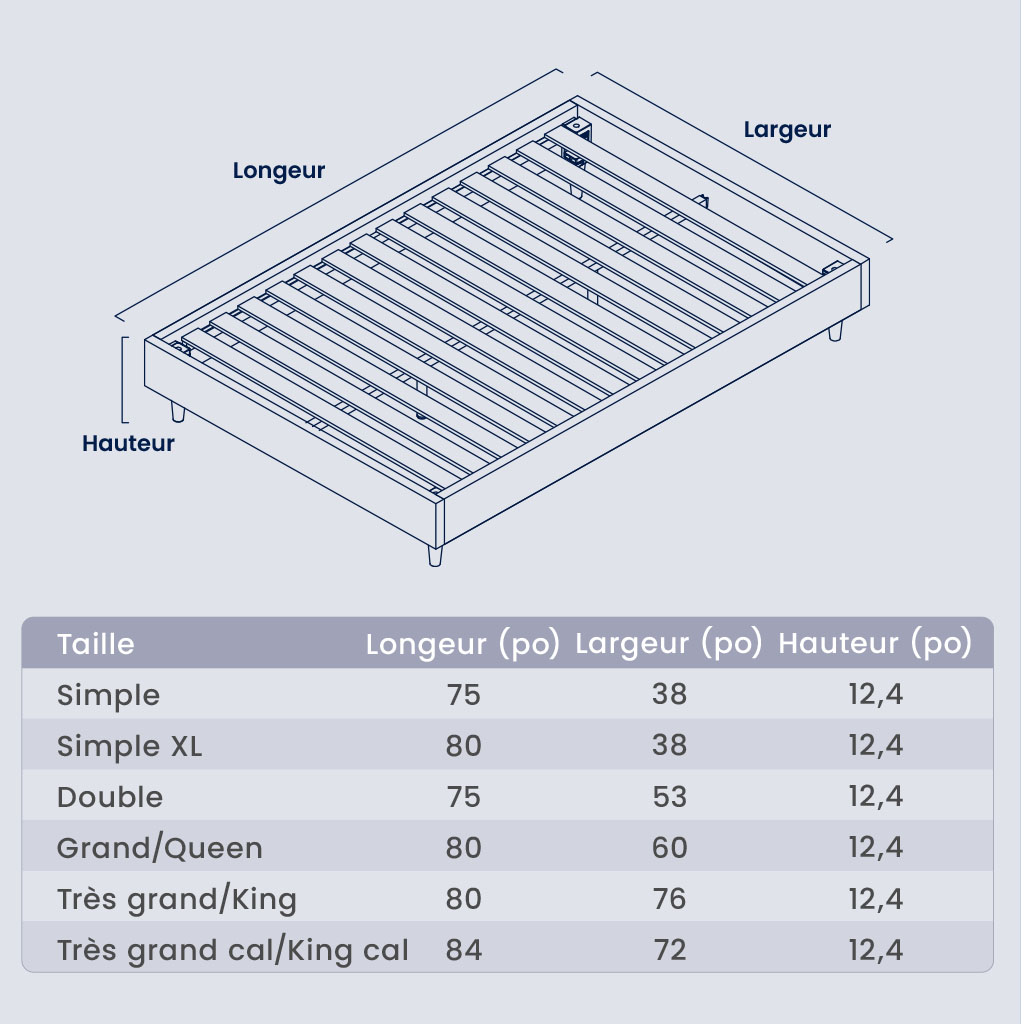 Base de lit plateforme - Image 6