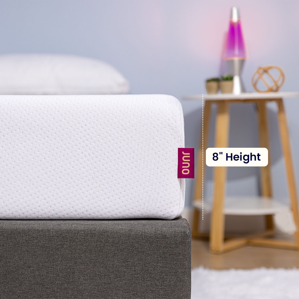 8" height of the Juno mattress