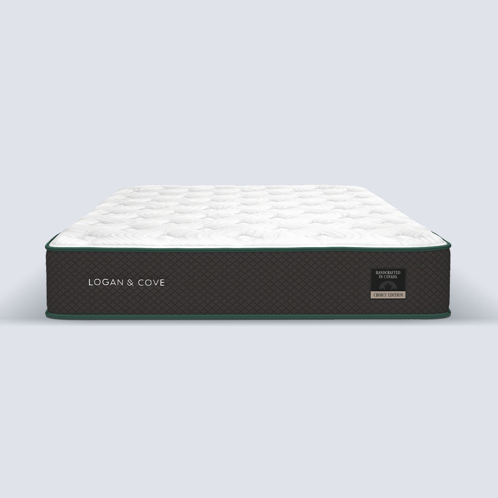Perspective view of the Logan & Cove Choice mattress