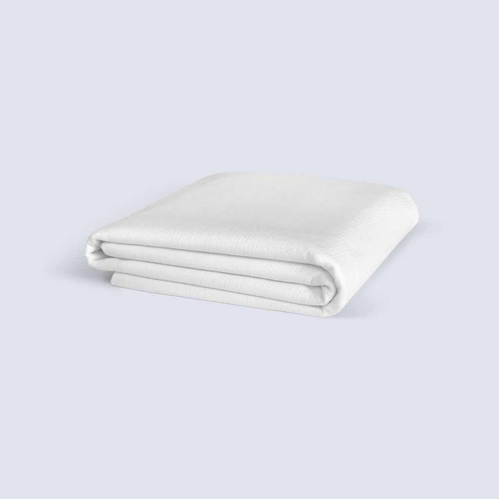 Folded mattress protector