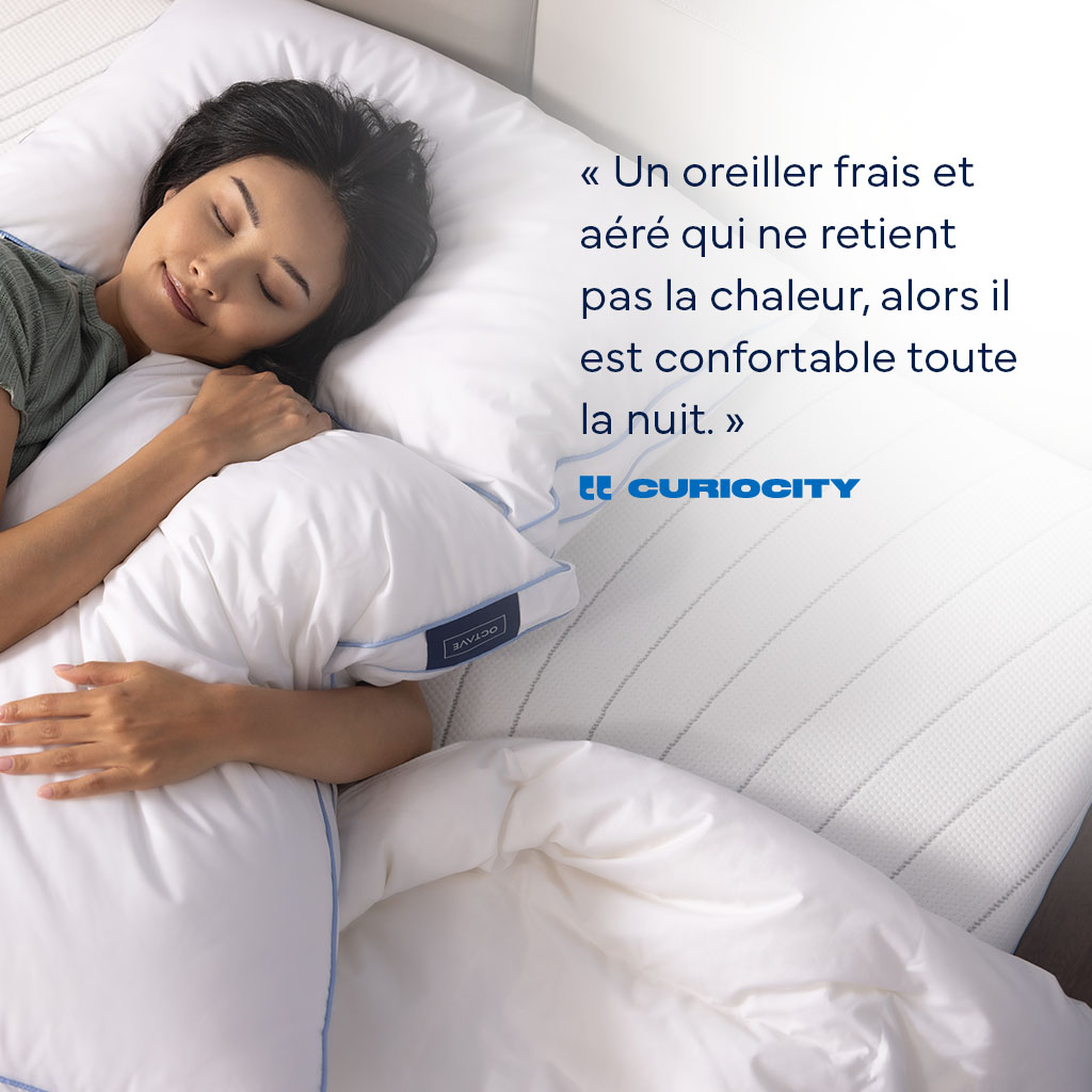 Oreiller ajustable en mousse mémoire - Image 4