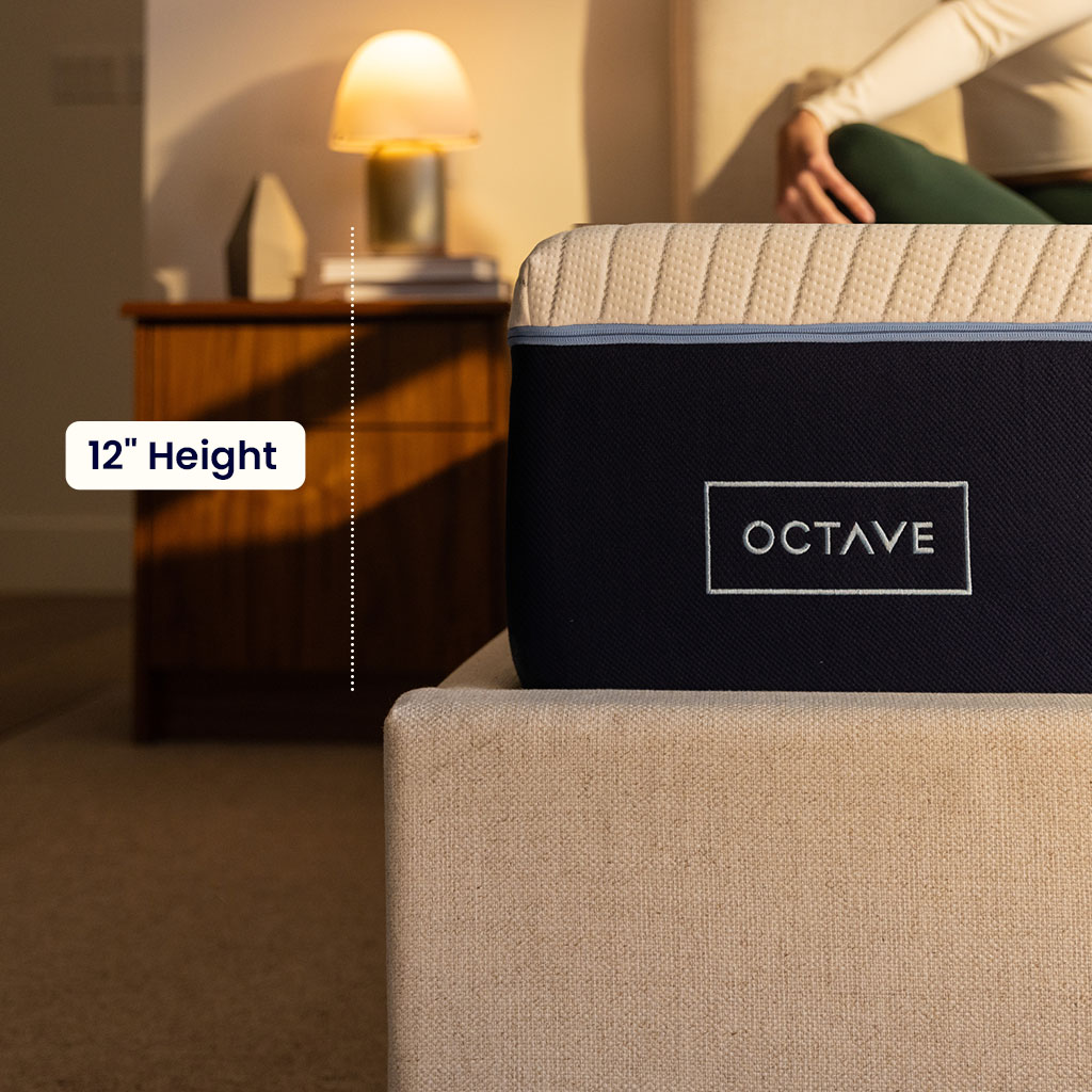 12" height of an Octave Vista mattress