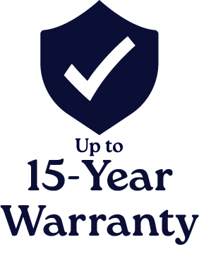 15-year mattress warranty icon.