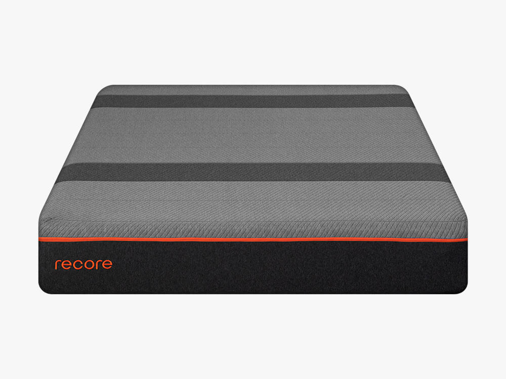 Recore Performance Latex Mattress (Front) | GoodMorning.com Recore performance latex mattress as seen from the front