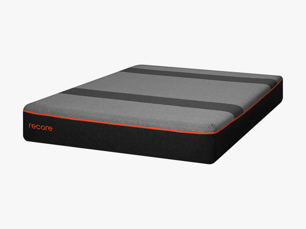 Recore Performance Latex Mattress (Corner) | GoodMorning.com Recore performance latex mattress as seen from the front right corner